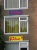 Hilversum, Erfgooiersstraat; posters t.g.v. geplande afbraak