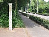 Grenspaal nr 1; Eemnesserweg Laren